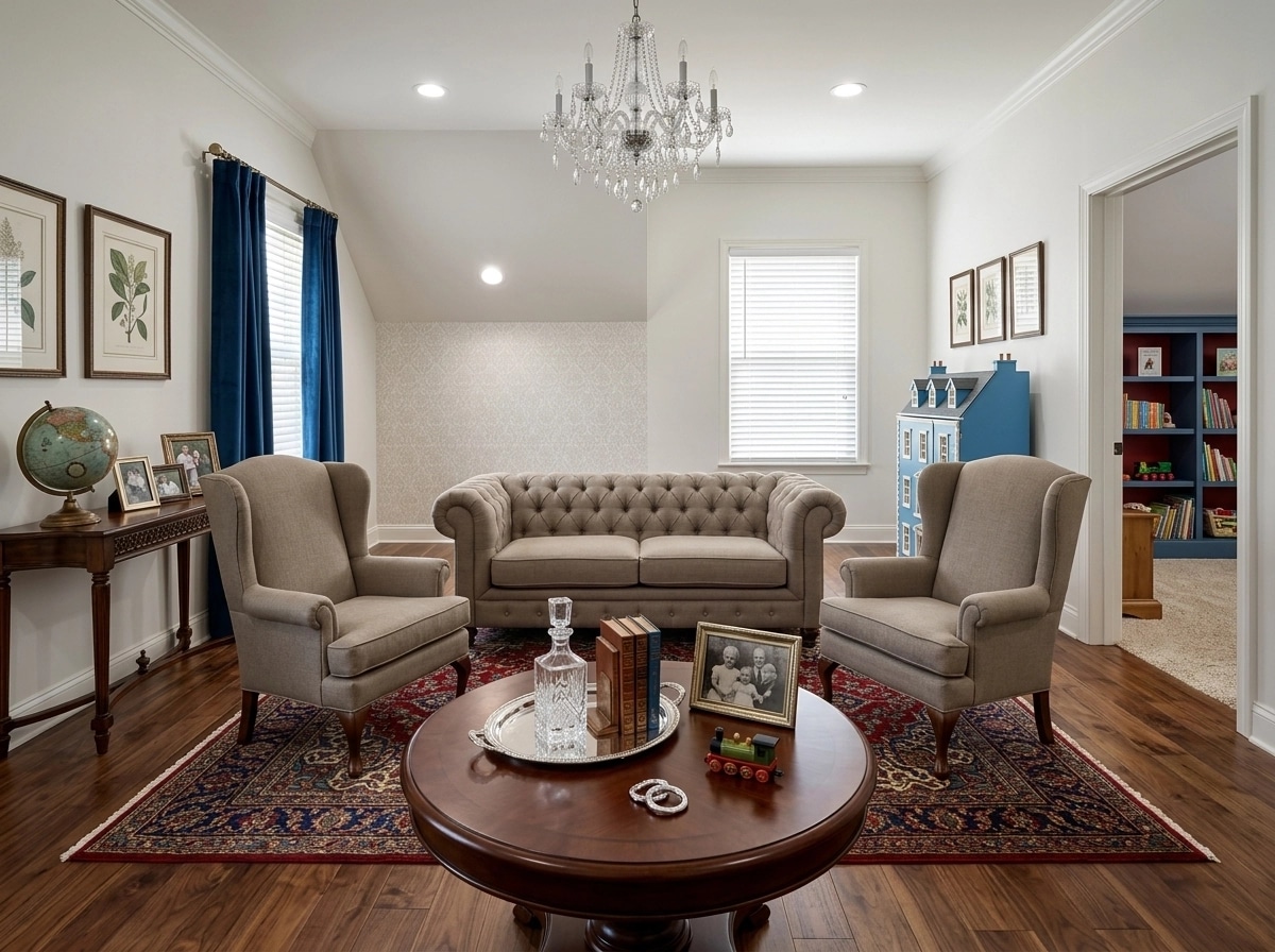 Interior design in Classic style — Living Room by GenRoom AI
