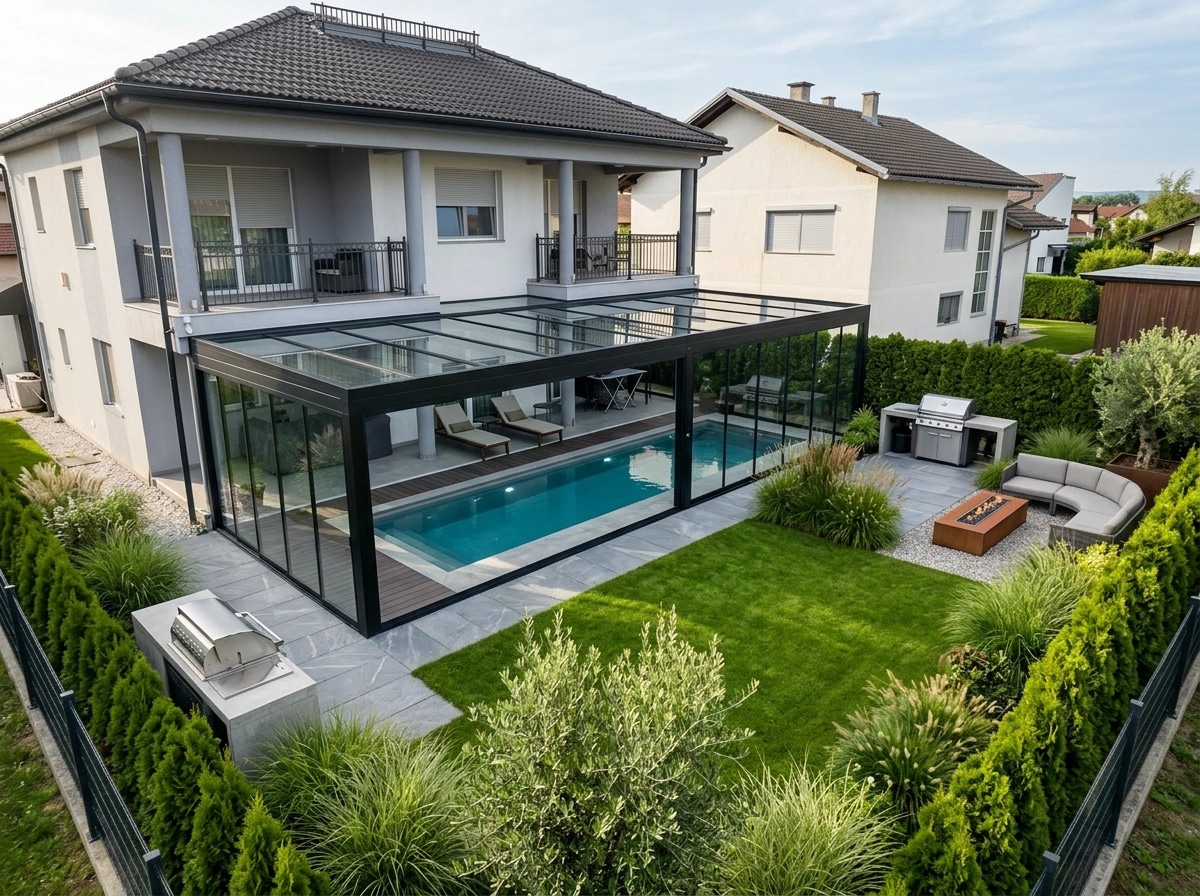 Landscape design in Contemporary Yard style — Yard by GenRoom AI