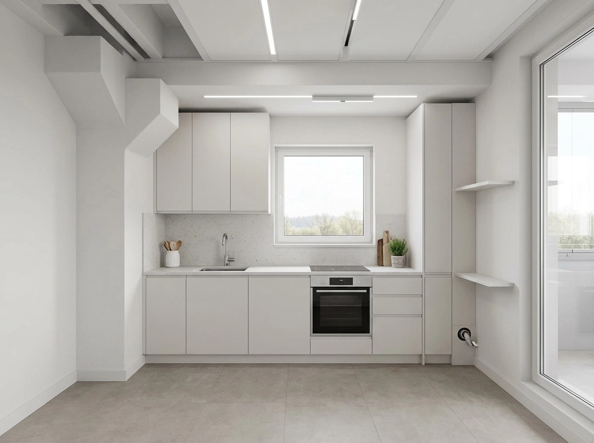 Kitchen interior in no_style style — photo by GenRoom AI