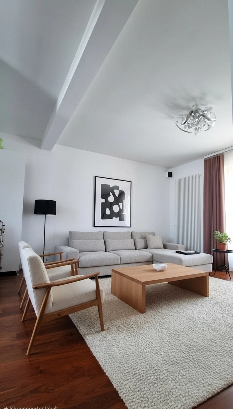 Minimalism Living Room design — interior photo by GenRoom AI