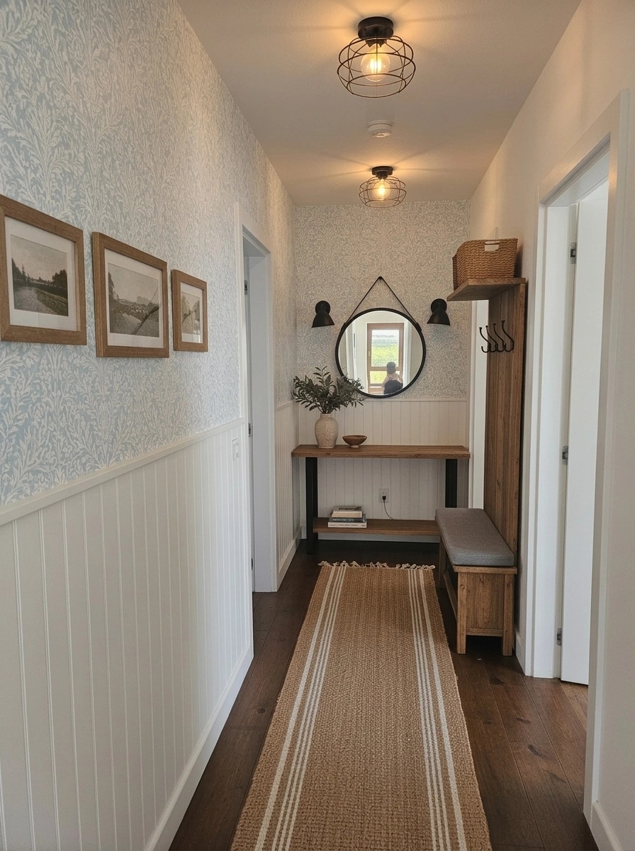 Interior design in Modern Farmhouse style — Hallway by GenRoom AI