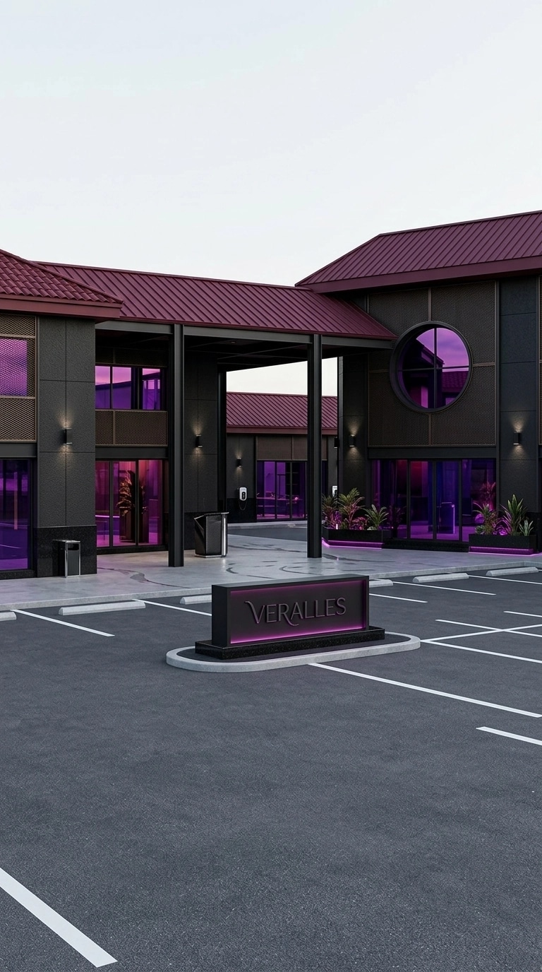 Facade design in Blacktec Facade style — Facade by GenRoom AI