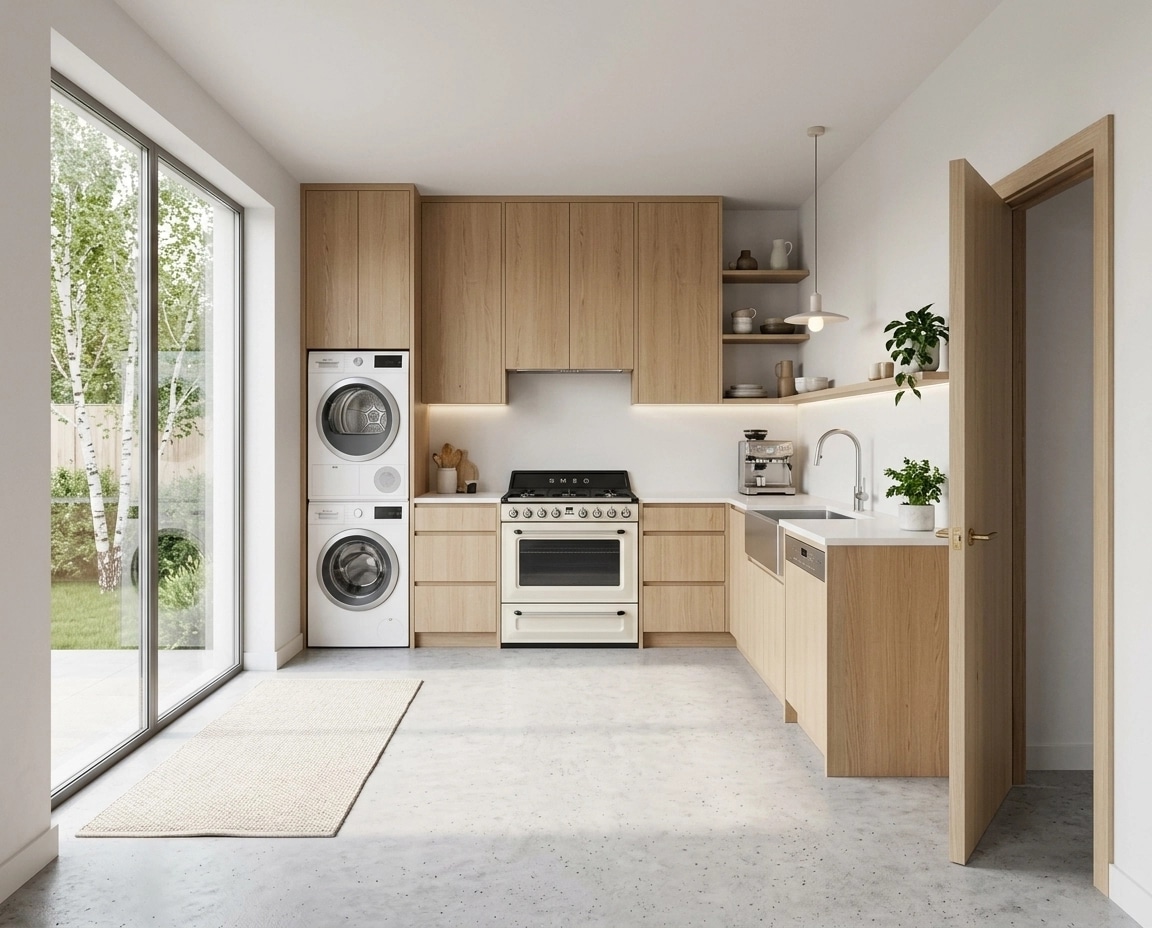 Scandinavian Kitchen design — interior photo by GenRoom AI