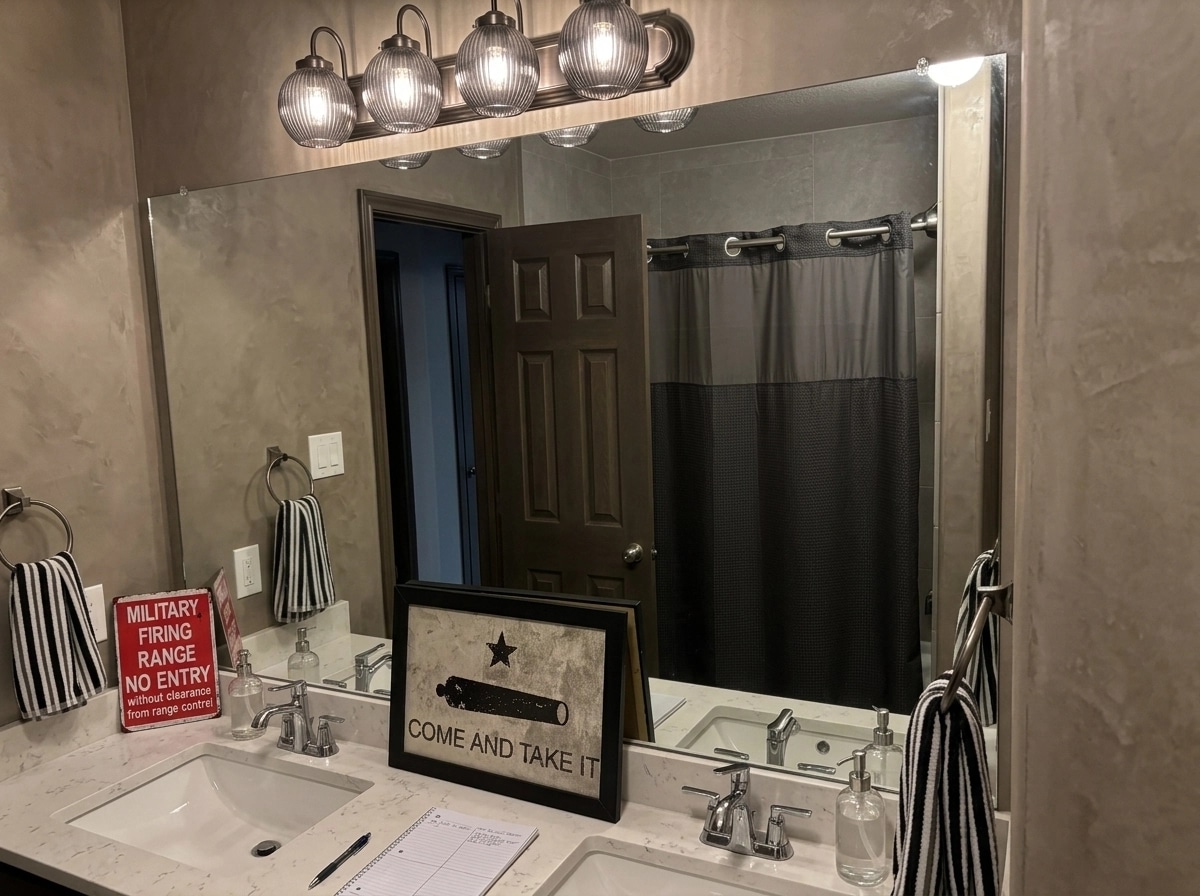 Bathroom interior in Contemporary style — photo by GenRoom AI