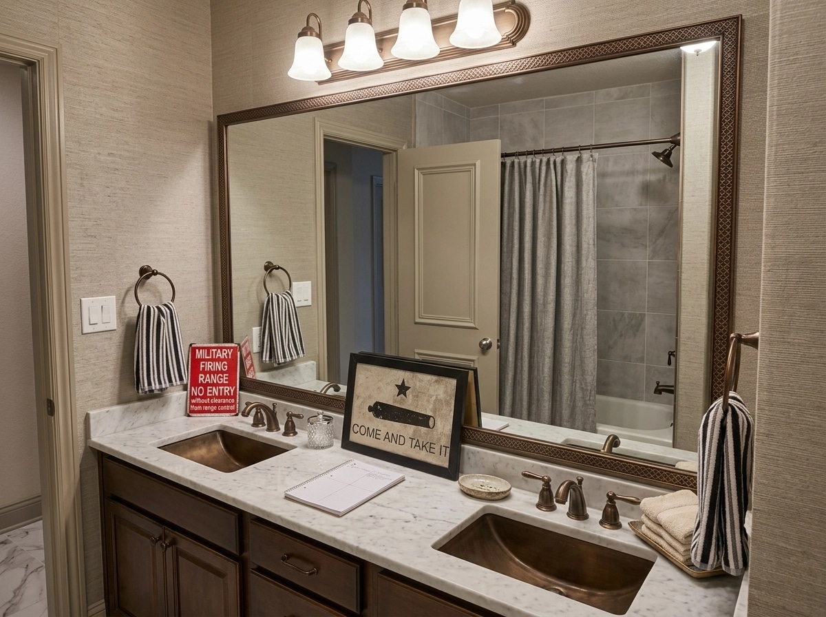 Interior design in Transitional style — Bathroom by GenRoom AI