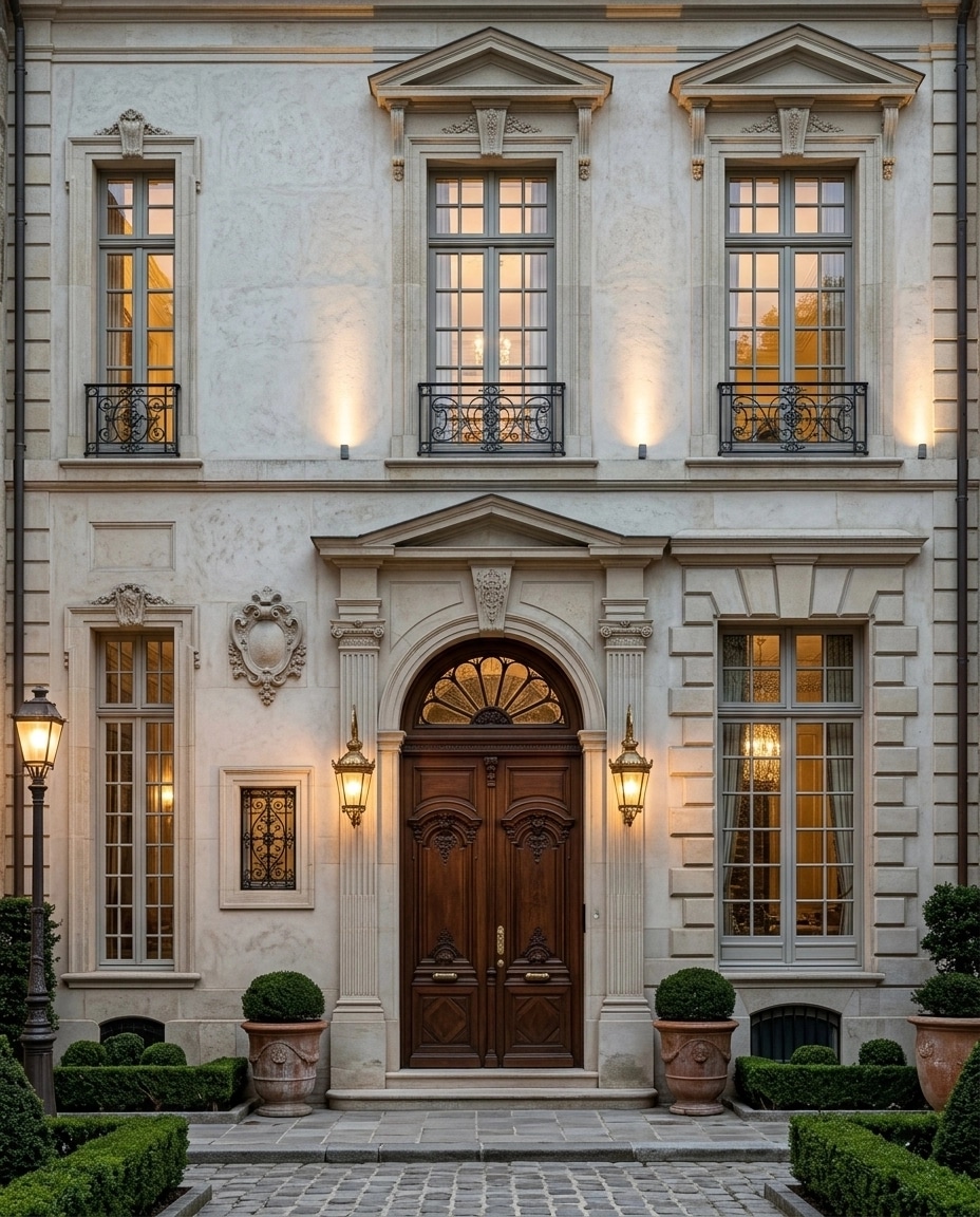 Cephe tasarımı Classic Facade stili — Cephe GenRoom AI