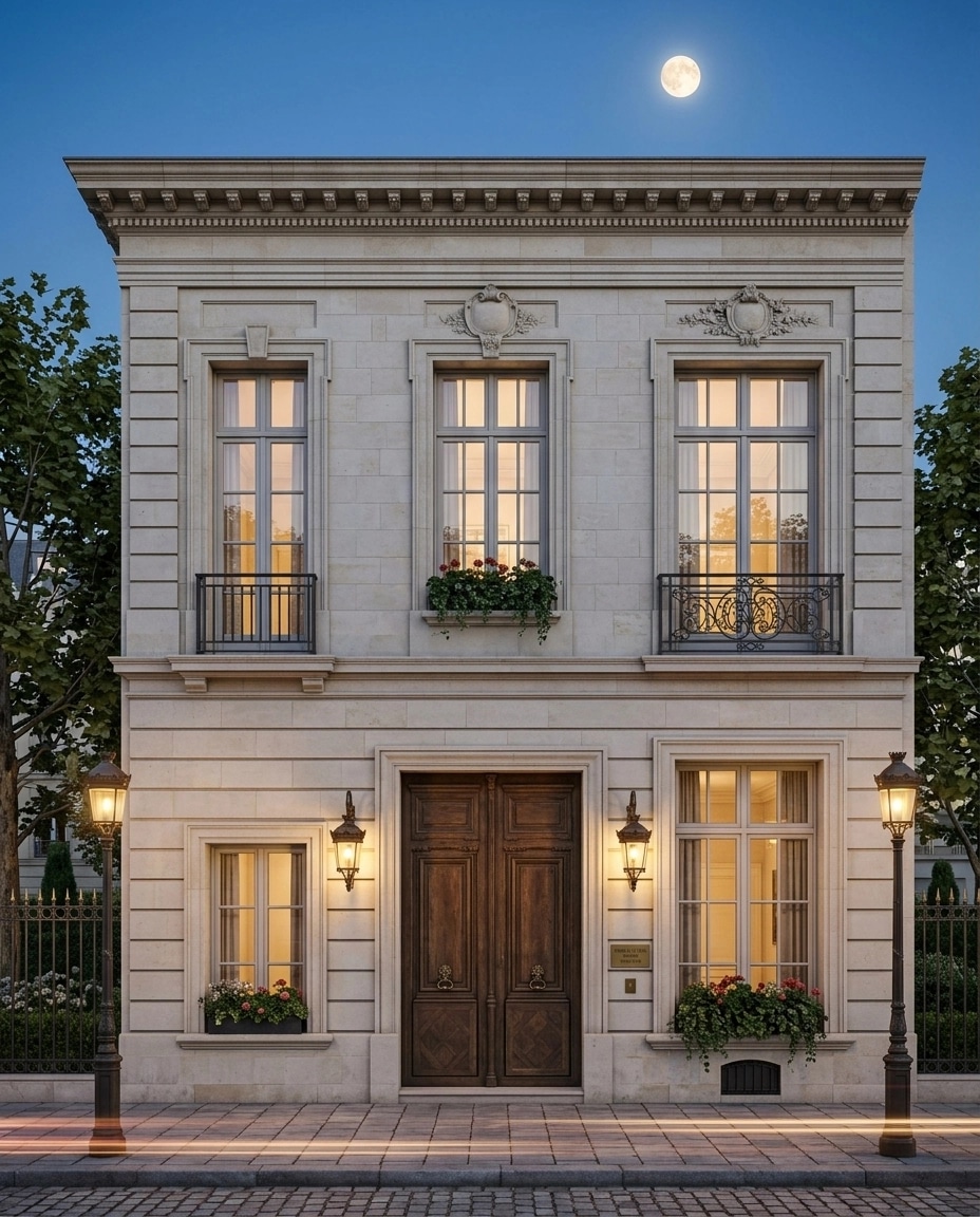 Facade design in Neoclassic Facade style — Facade by GenRoom AI