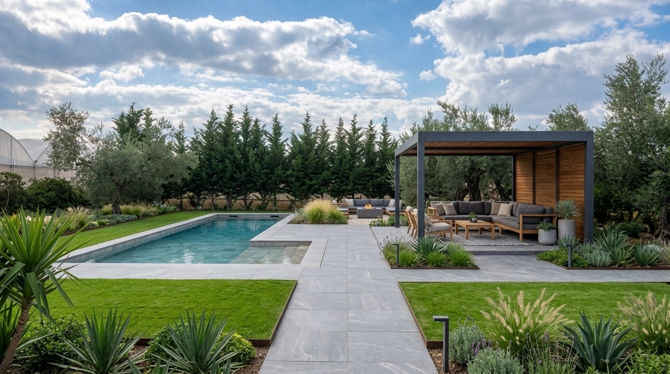 Contemporary Yard Yard design — yard photo by GenRoom AI