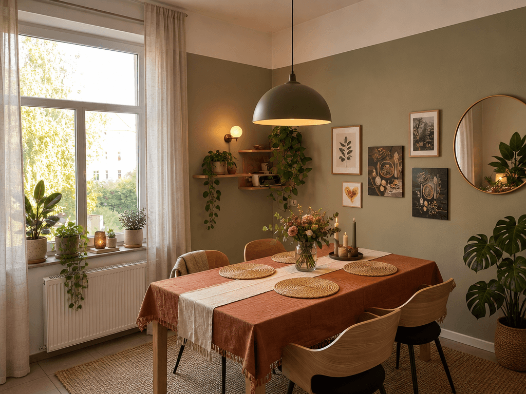 Interior design in Eclectic style — dining_room by GenRoom AI