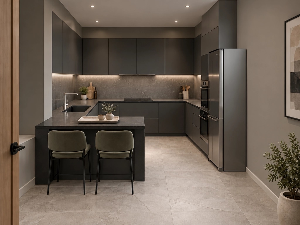 Contemporary Kitchen design — interior photo by GenRoom AI
