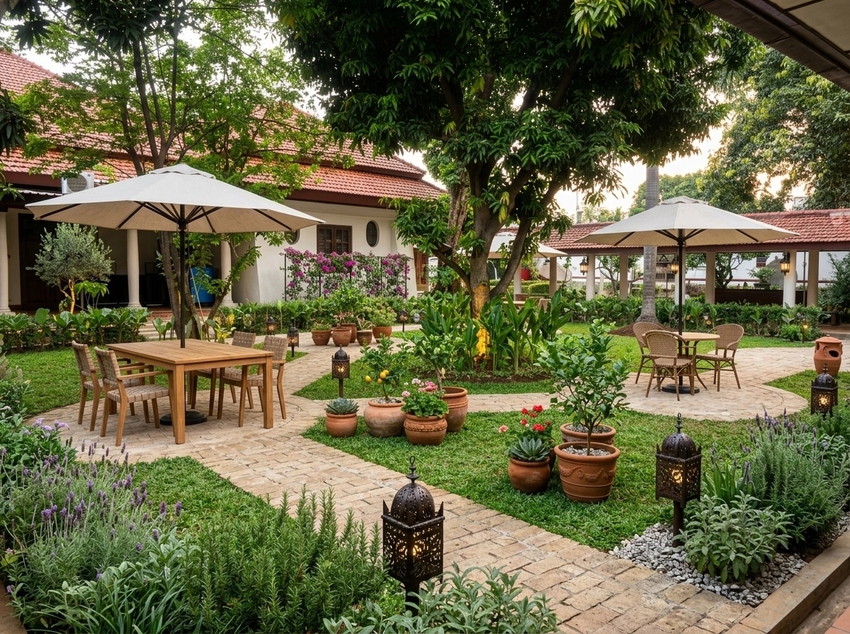 Mediterranean Yard Yard design — yard photo by GenRoom AI