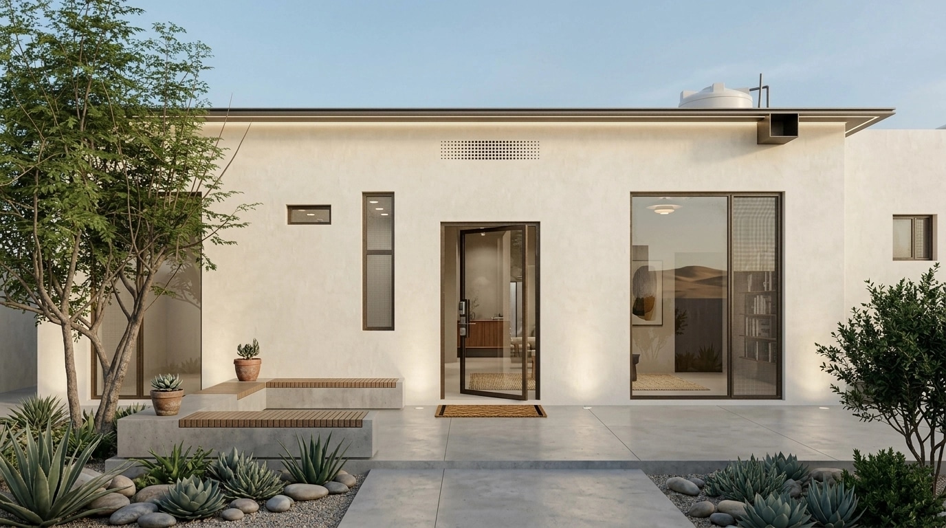 Minimalist Facade Facade design — facade photo by GenRoom AI