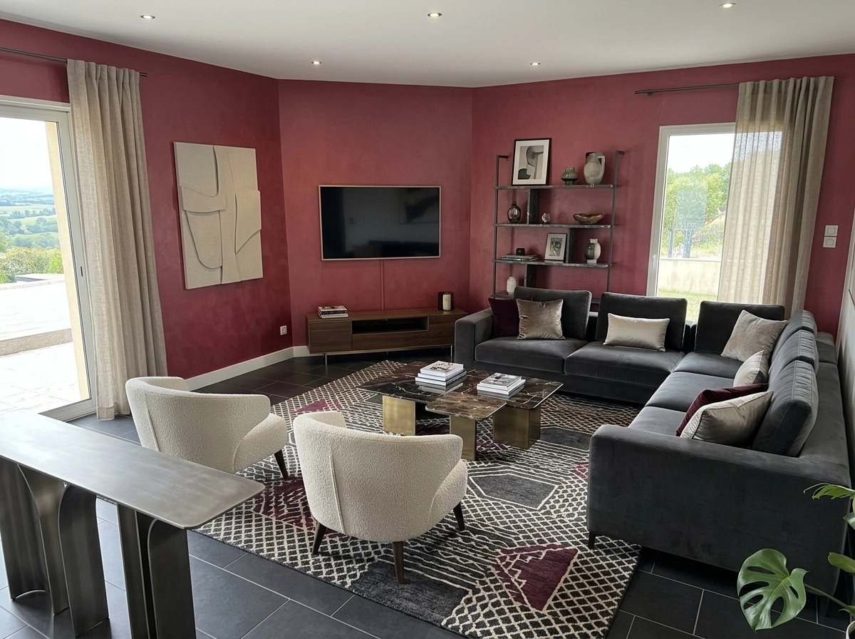 Interior design in Contemporary style — Living Room by GenRoom AI