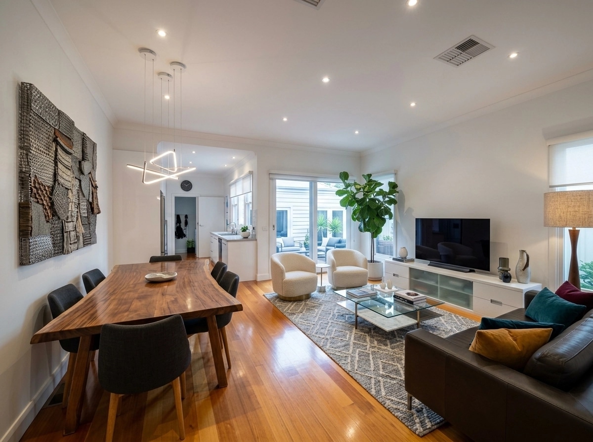 Interior design in Contemporary style — Living Room by GenRoom AI
