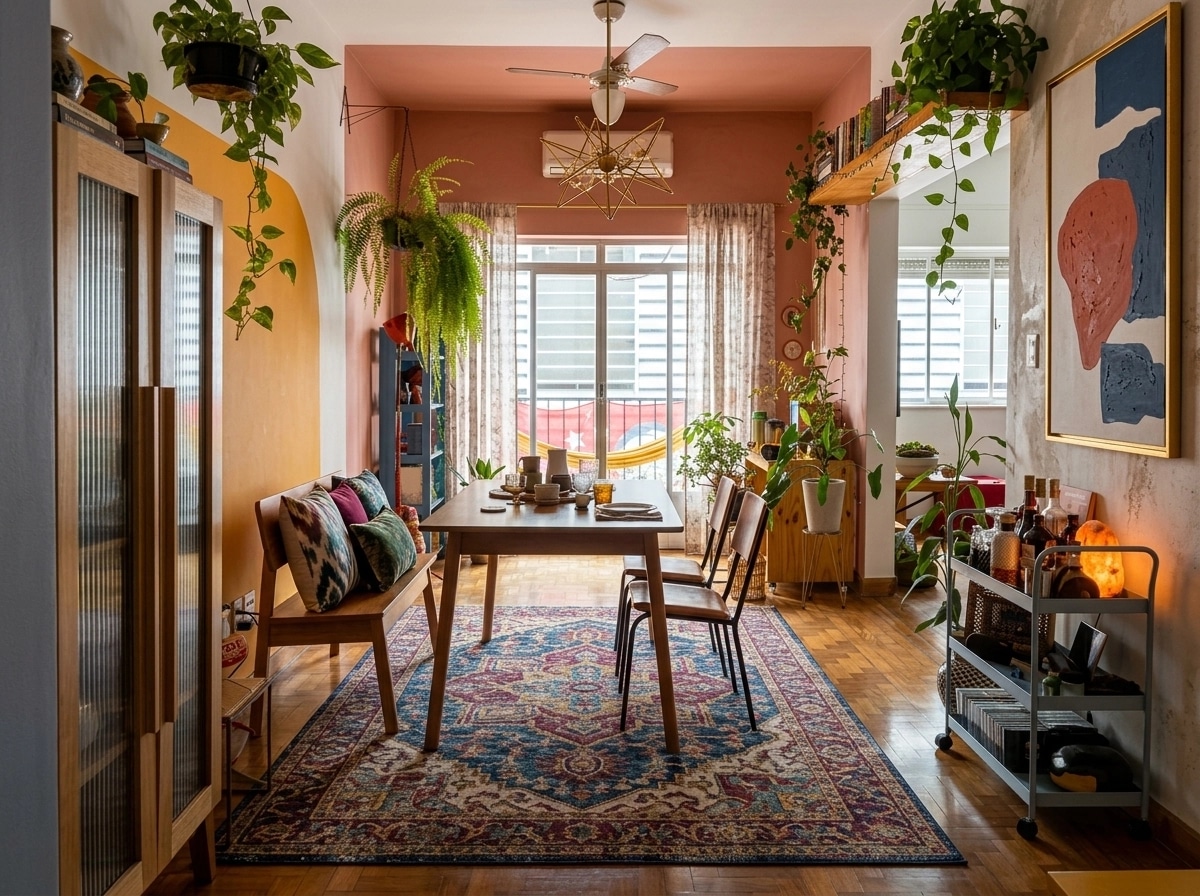 Interior design in Eclectic style — dining_room by GenRoom AI