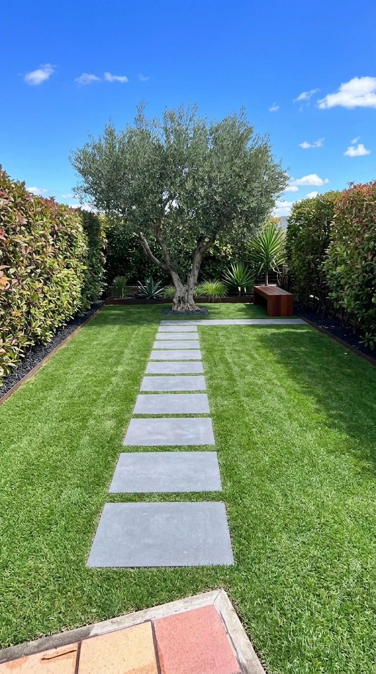Landscape design in Minimalist Yard style — Yard by GenRoom AI