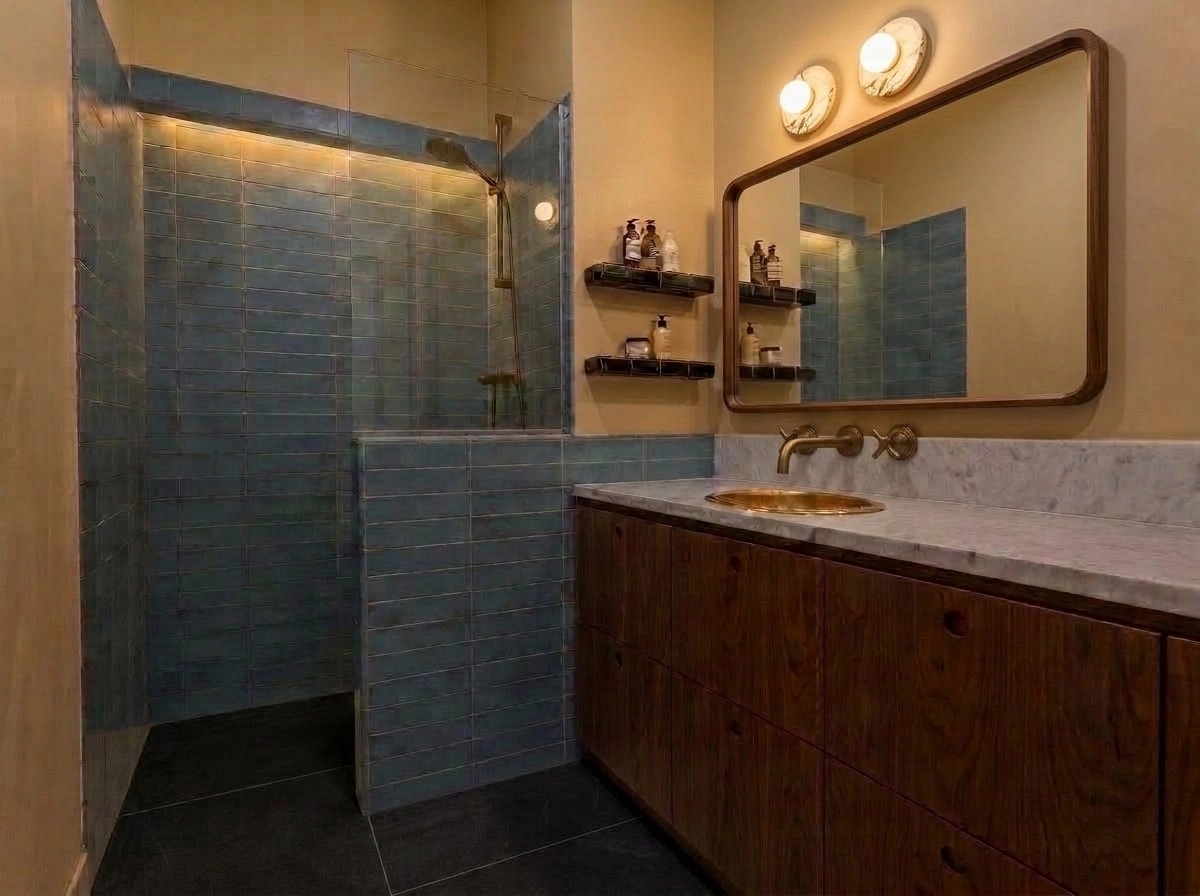 Bathroom interior in no_style style — photo by GenRoom AI