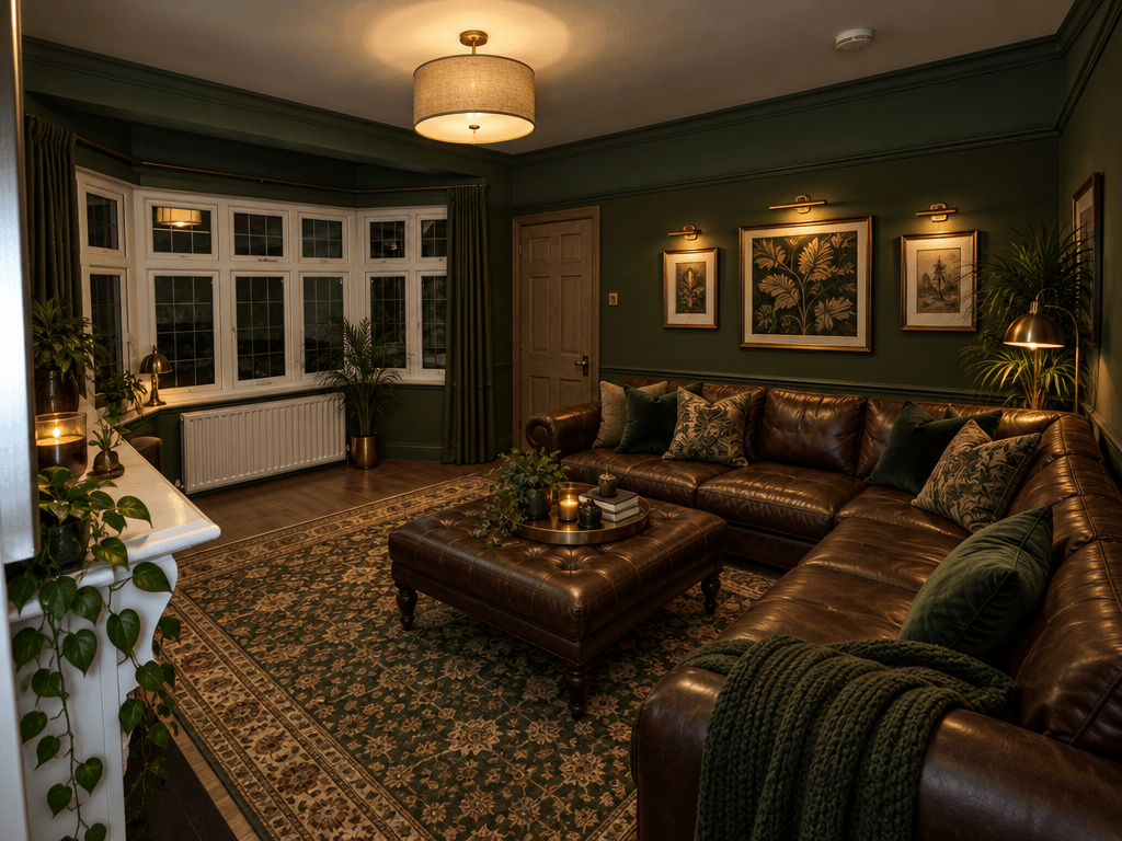 Interior design in British style — Living Room by GenRoom AI