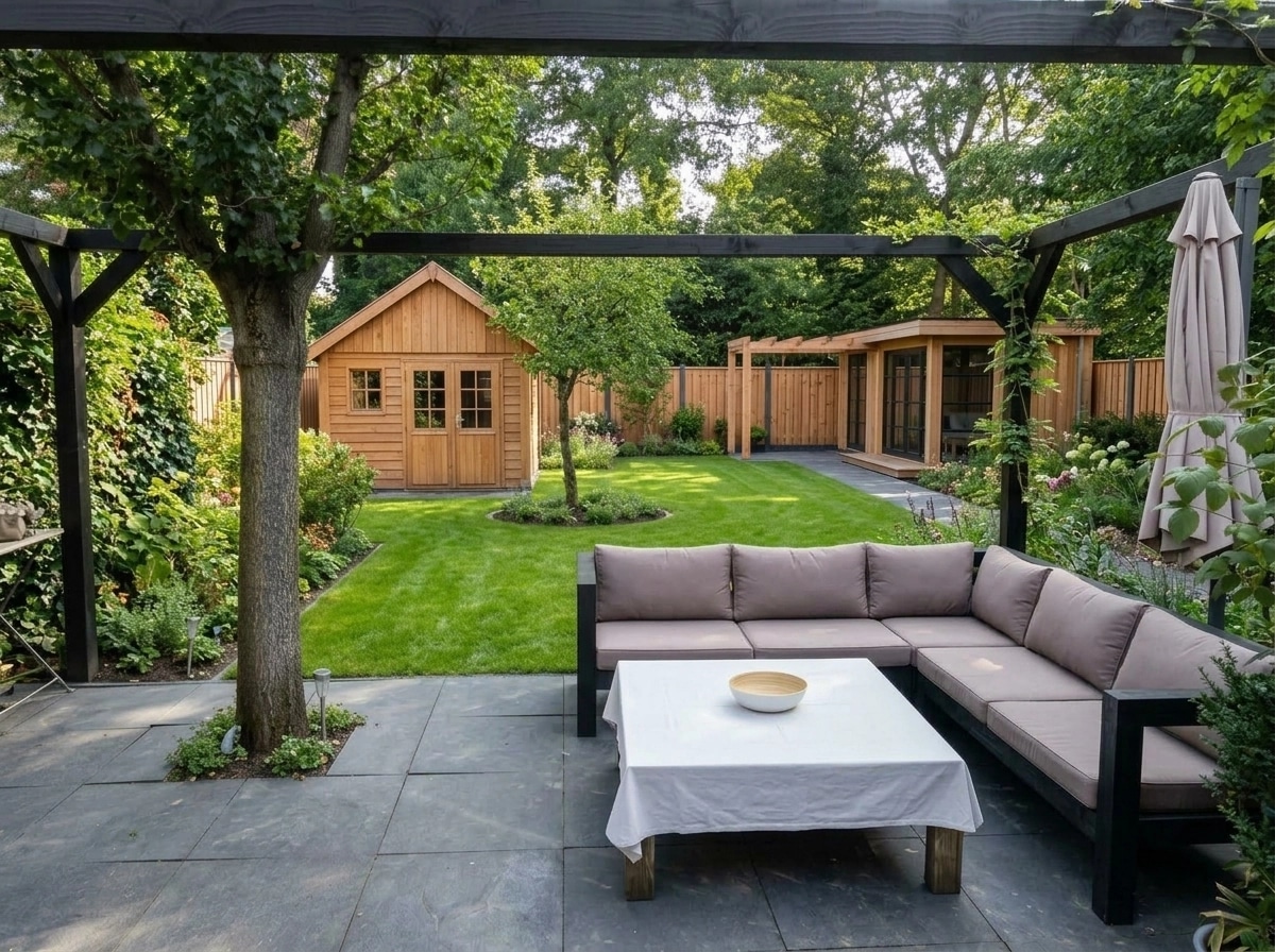Yard design in no_style style — photo by GenRoom AI