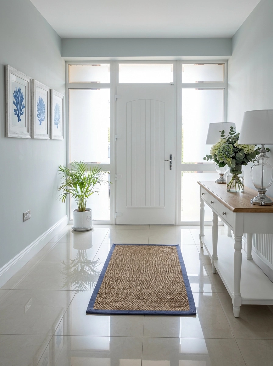 Interior design in Coastal / Hamptons style — Hallway by GenRoom AI