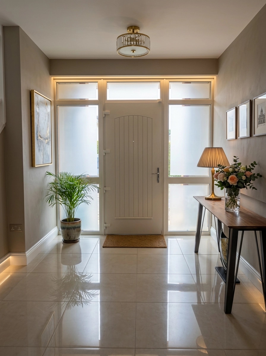 Hallway interior in Transitional style — photo by GenRoom AI