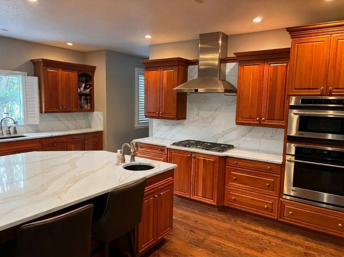 Interior design in Coastal / Hamptons style — Kitchen by GenRoom AI