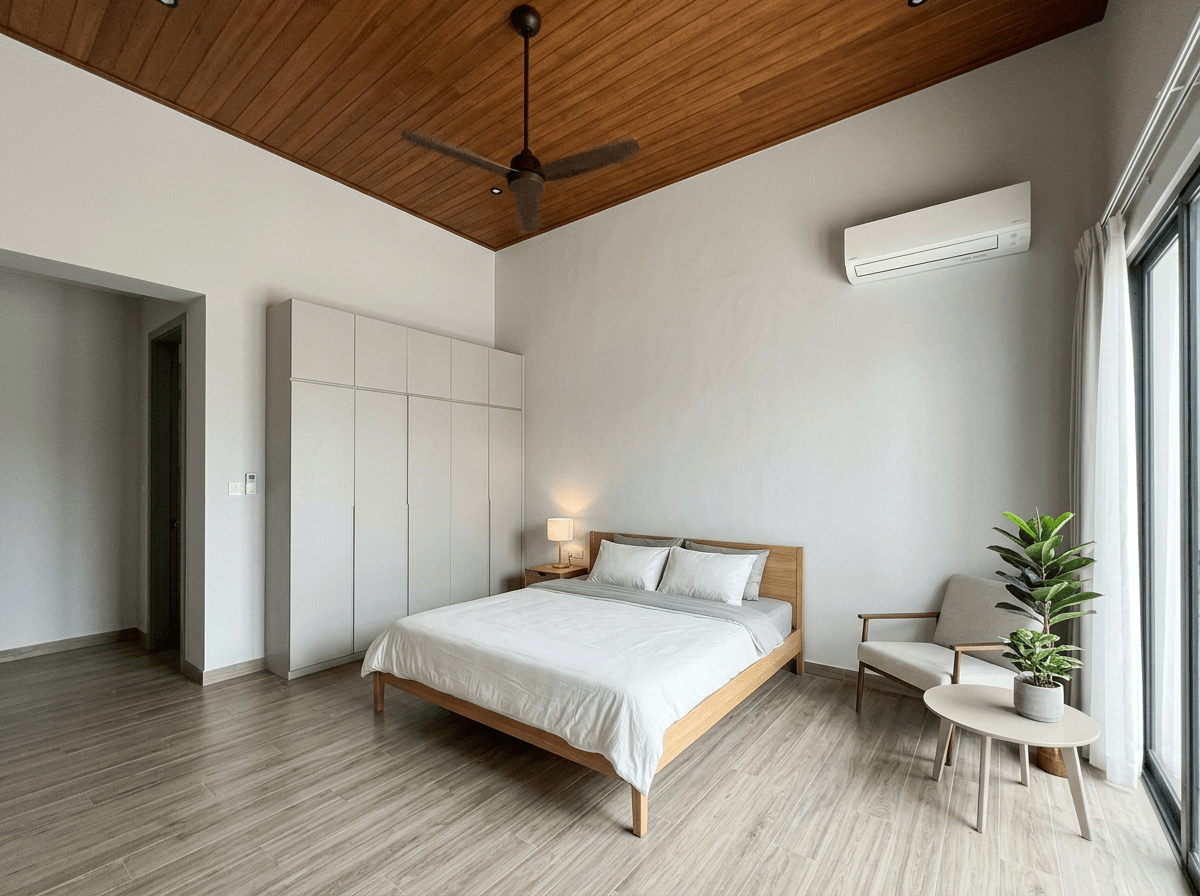 Interior design in Minimalism style — Bedroom by GenRoom AI