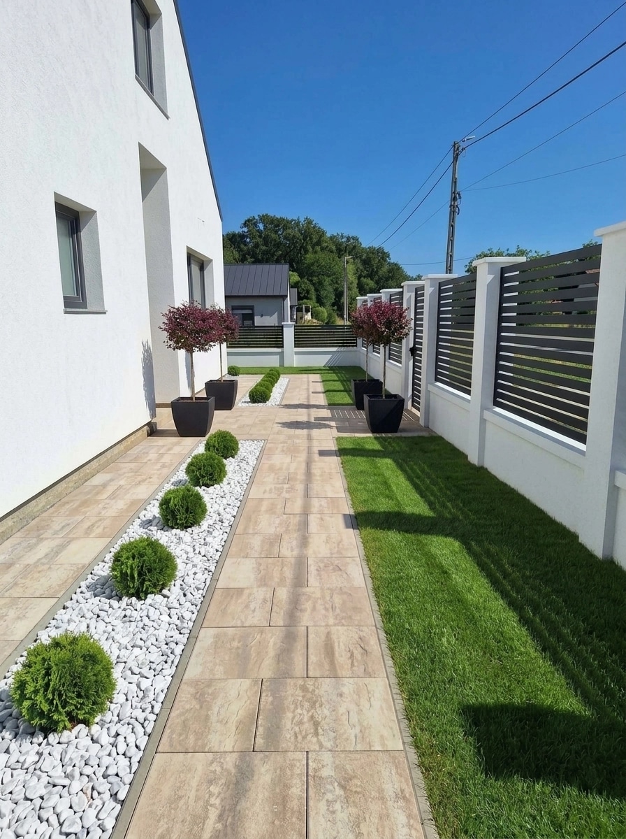 Landscape design in Minimalist Yard style — Yard by GenRoom AI