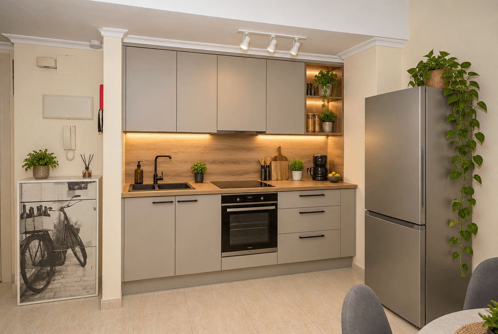 Kitchen interior in no_style style — photo by GenRoom AI