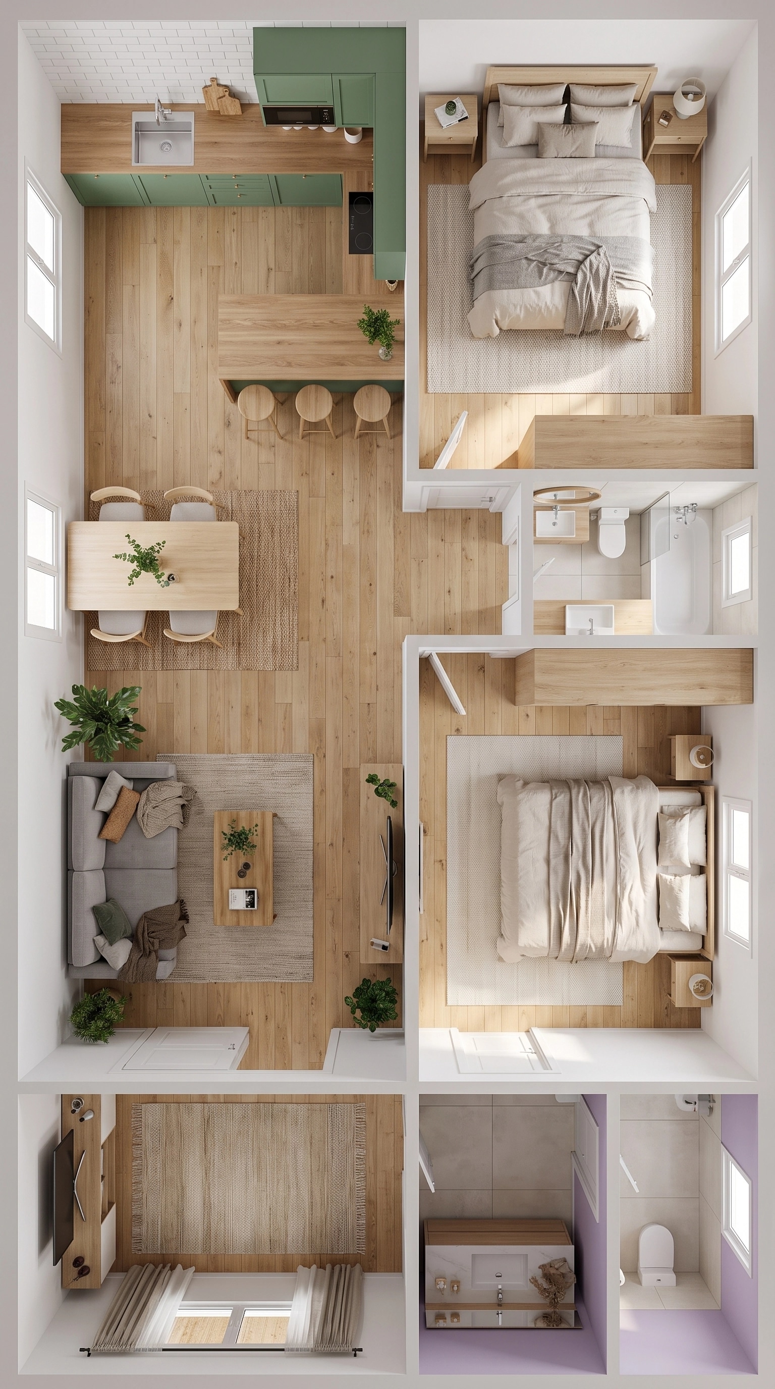 Scandinavian Living Room design — interior photo by GenRoom AI