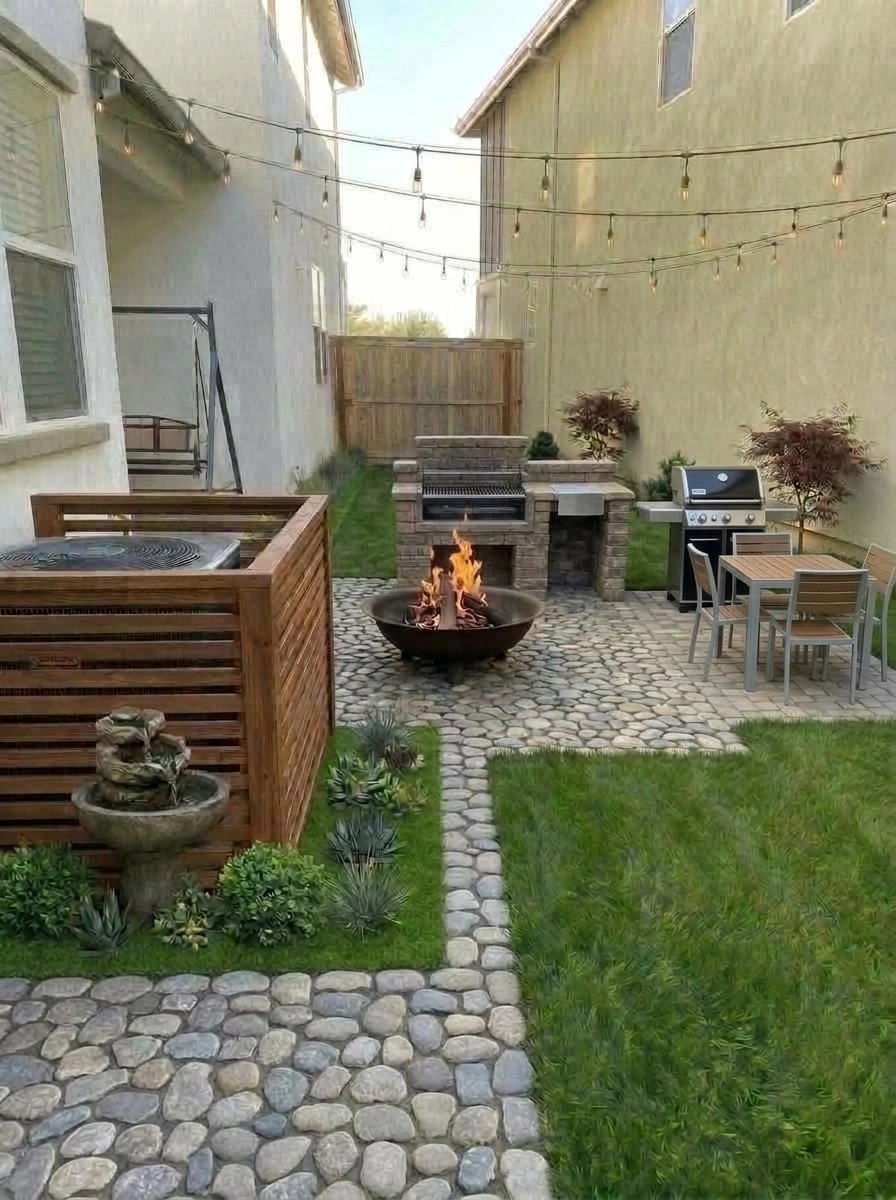 Yard design in no_style style — photo by GenRoom AI