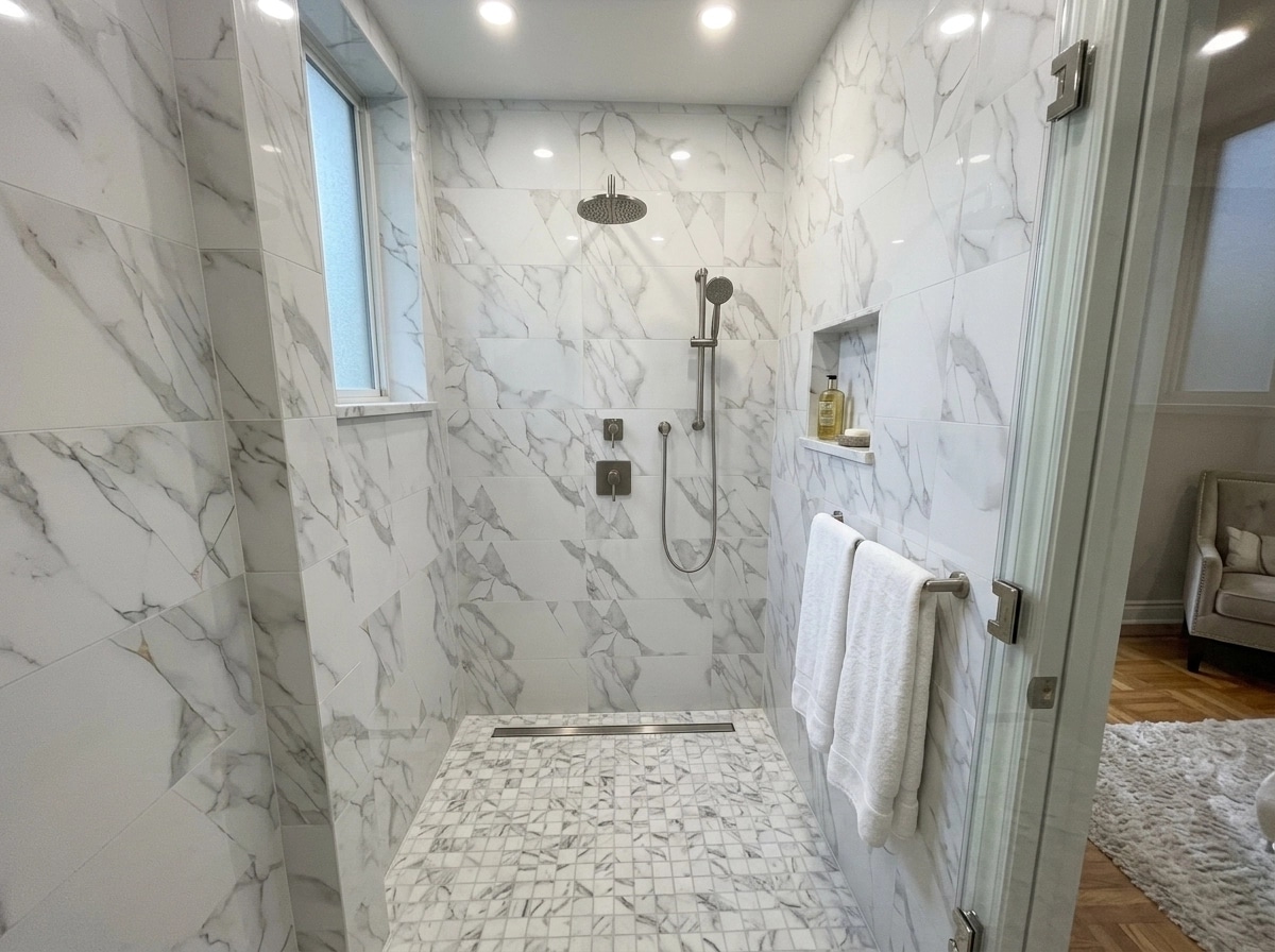 Bathroom interior in no_style style — photo by GenRoom AI