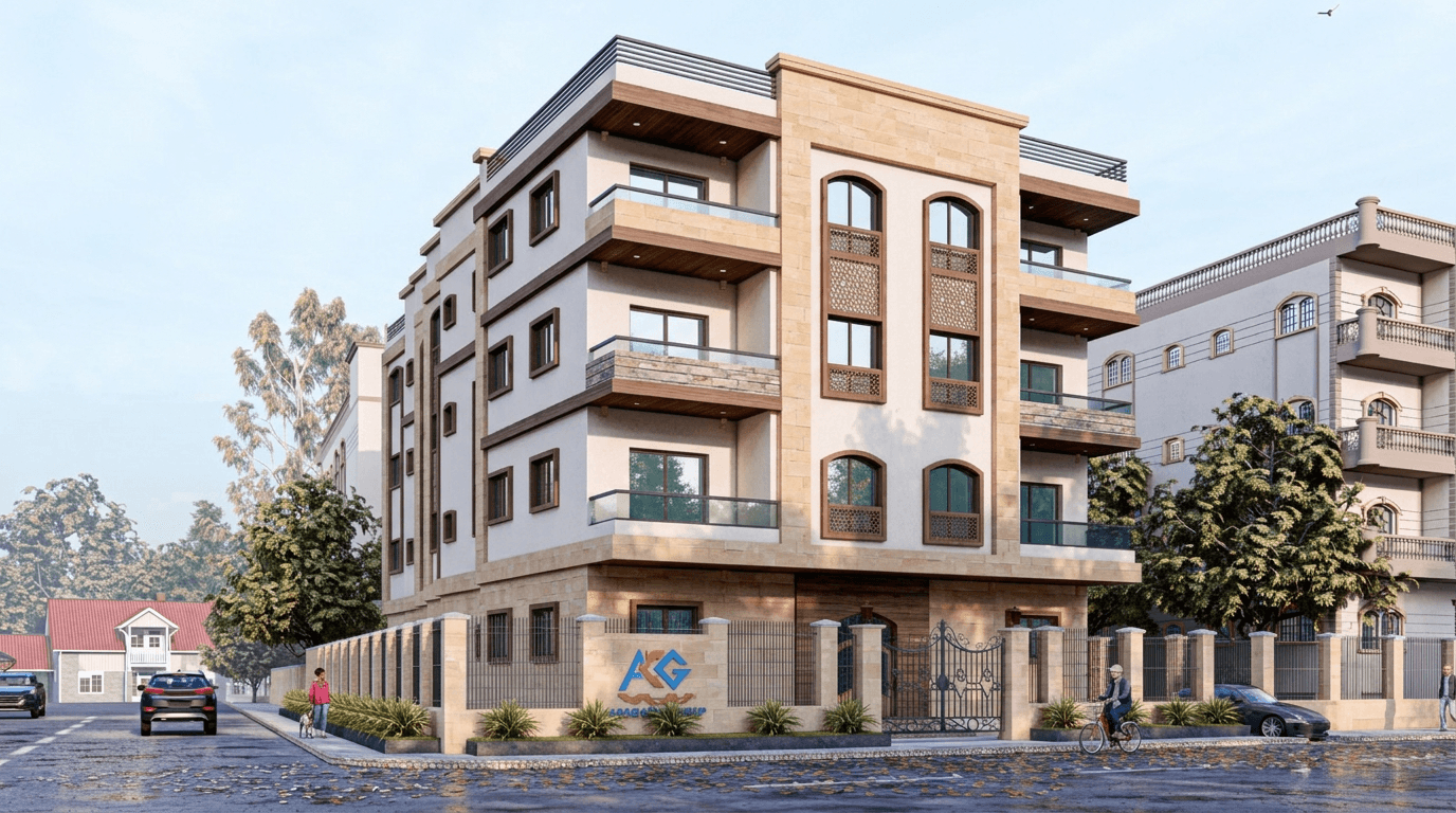 Arabian Facade Facade design — facade photo by GenRoom AI