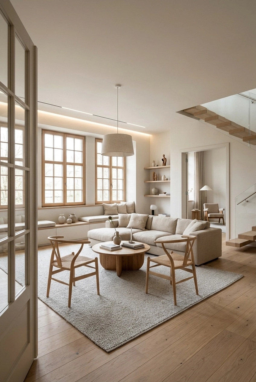 Scandinavian Living Room design — interior photo by GenRoom AI