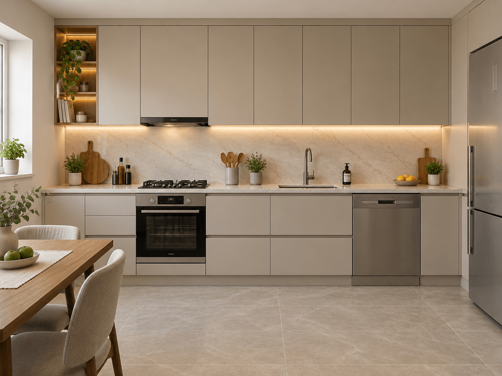Kitchen interior in no_style style — photo by GenRoom AI