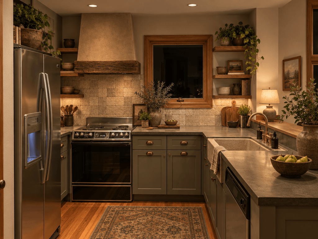 Kitchen interior in no_style style — photo by GenRoom AI