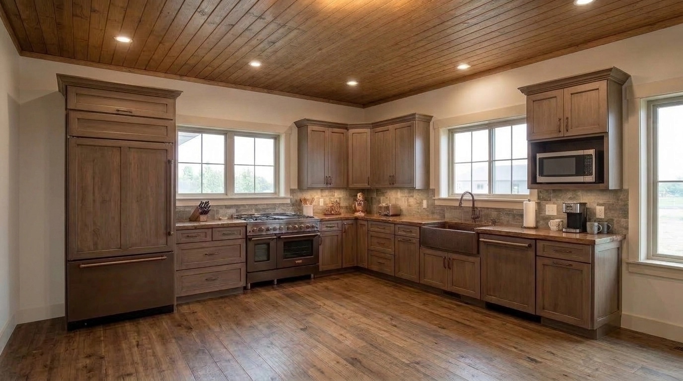 Modern Farmhouse Kitchen design — interior photo by GenRoom AI