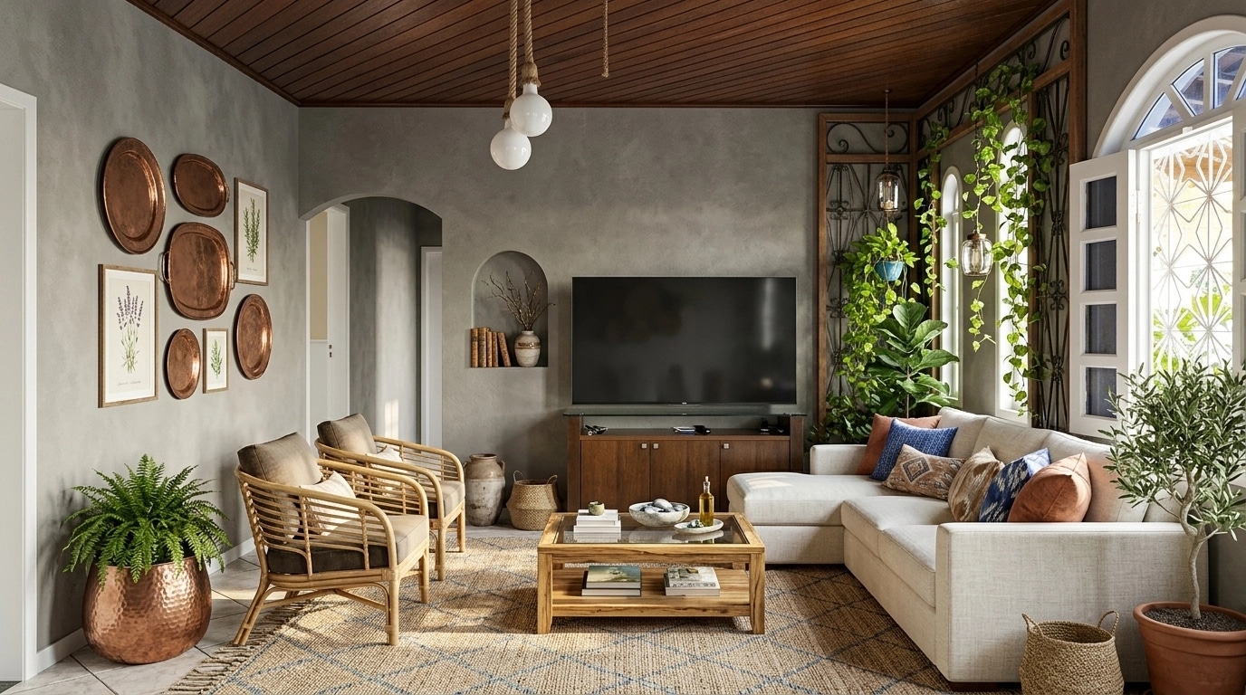 Interior design in Mediterranean style — Living Room by GenRoom AI