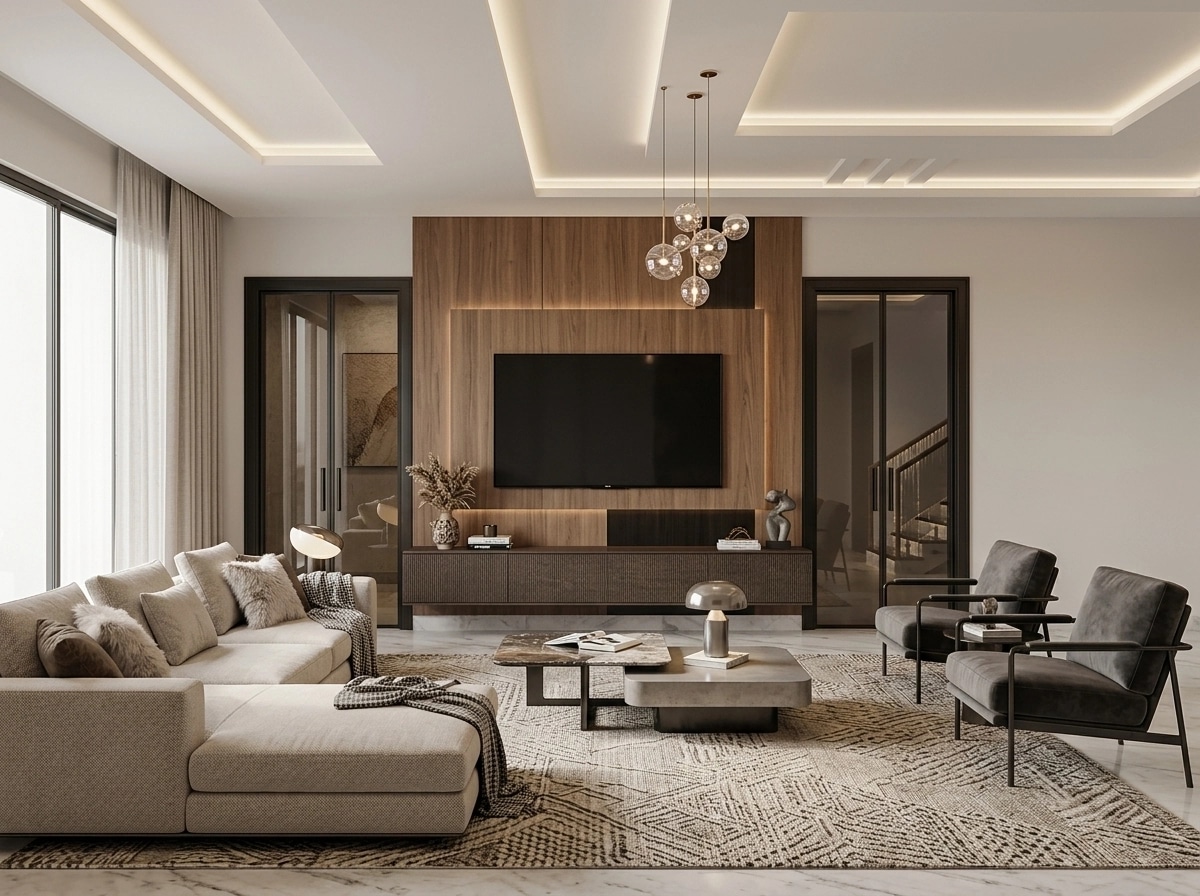 Interior design in Contemporary style — Living Room by GenRoom AI