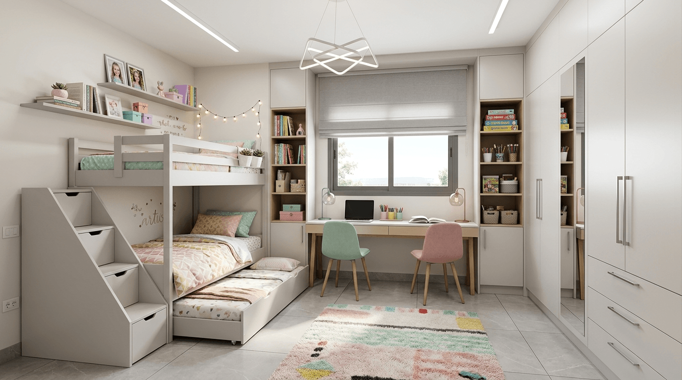Interior design in Contemporary style — Kids Room by GenRoom AI