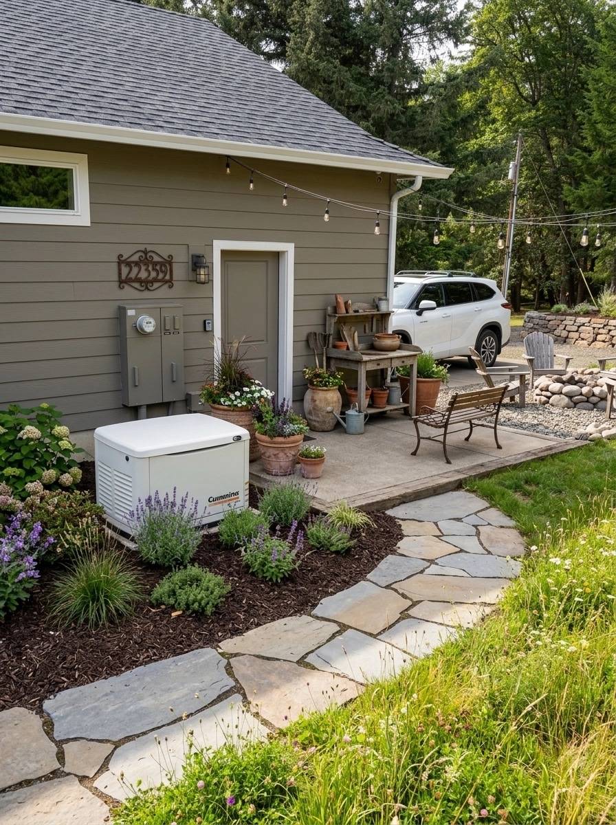 Country Rustic Garden Yard design — yard photo by GenRoom AI