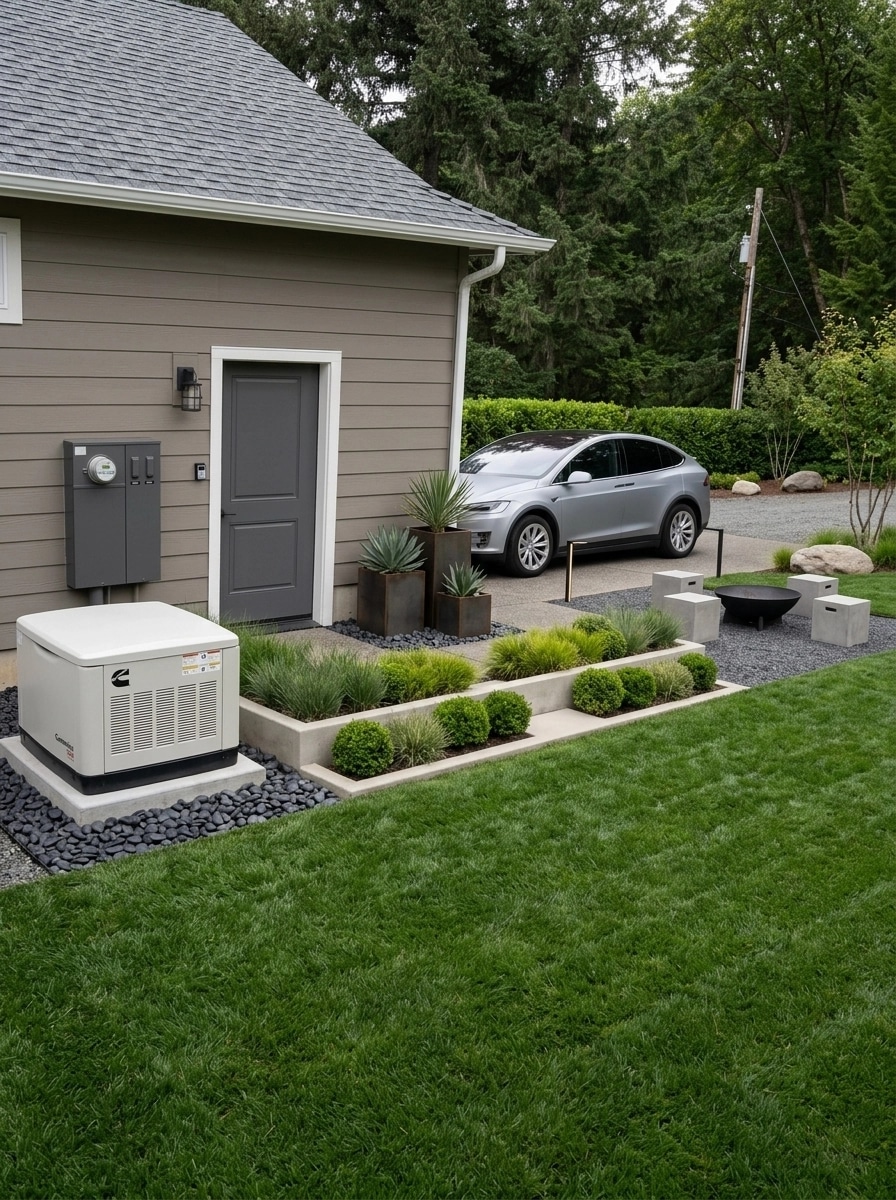 Landscape design in Minimalist Yard style — Yard by GenRoom AI