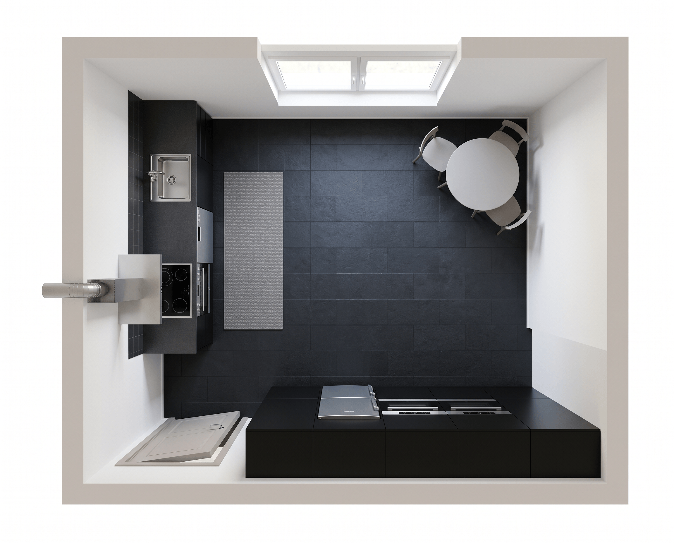 Interior design in Minimalism style — Living Room by GenRoom AI