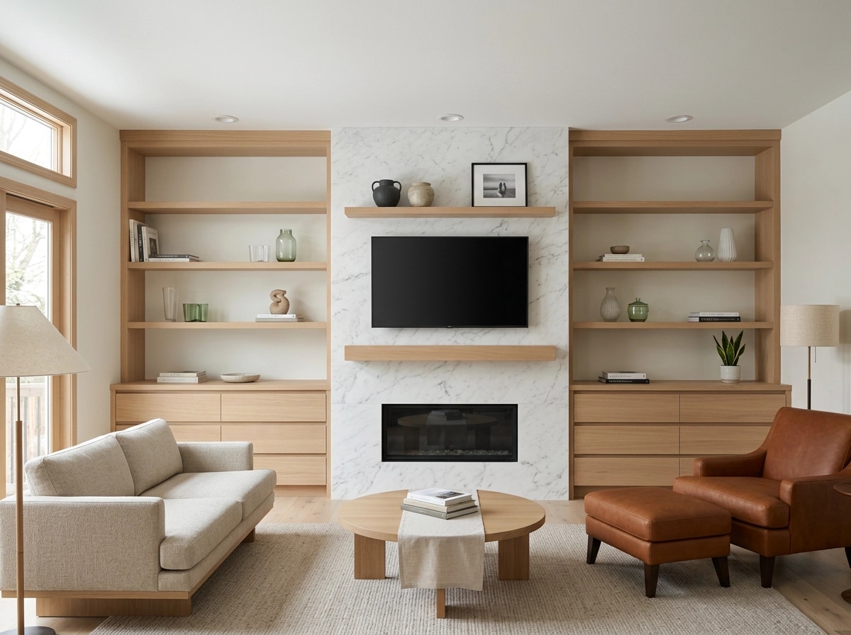 Scandinavian Living Room design — interior photo by GenRoom AI