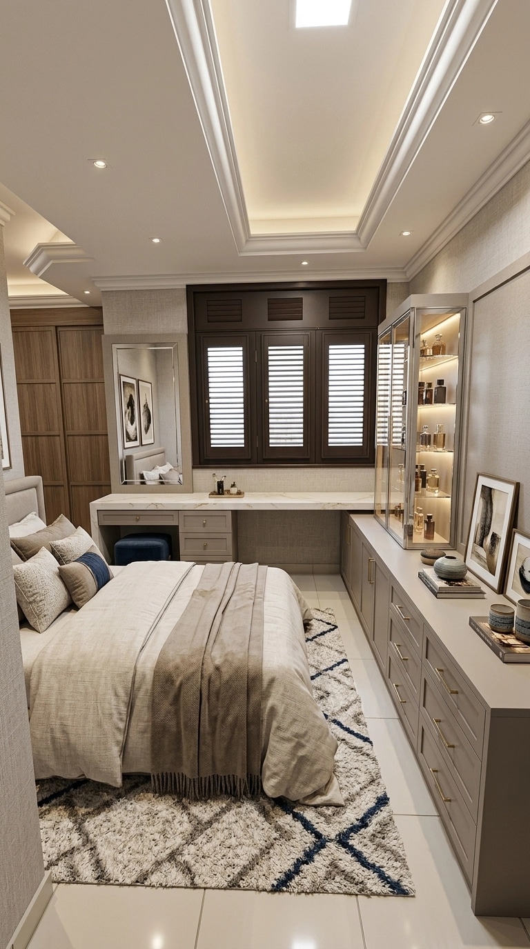 Transitional Bedroom design — interior photo by GenRoom AI