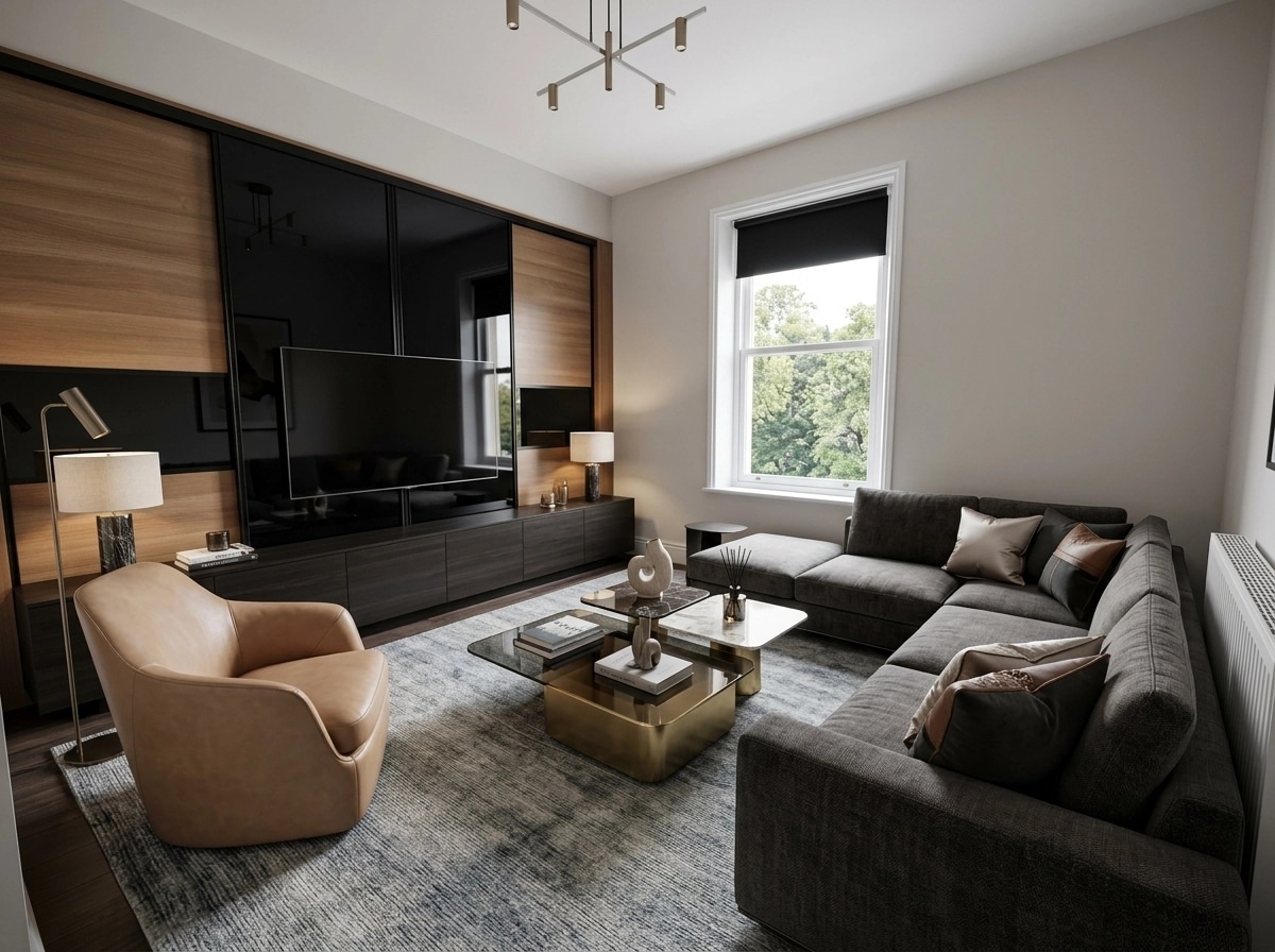 Interior design in Contemporary style — Living Room by GenRoom AI