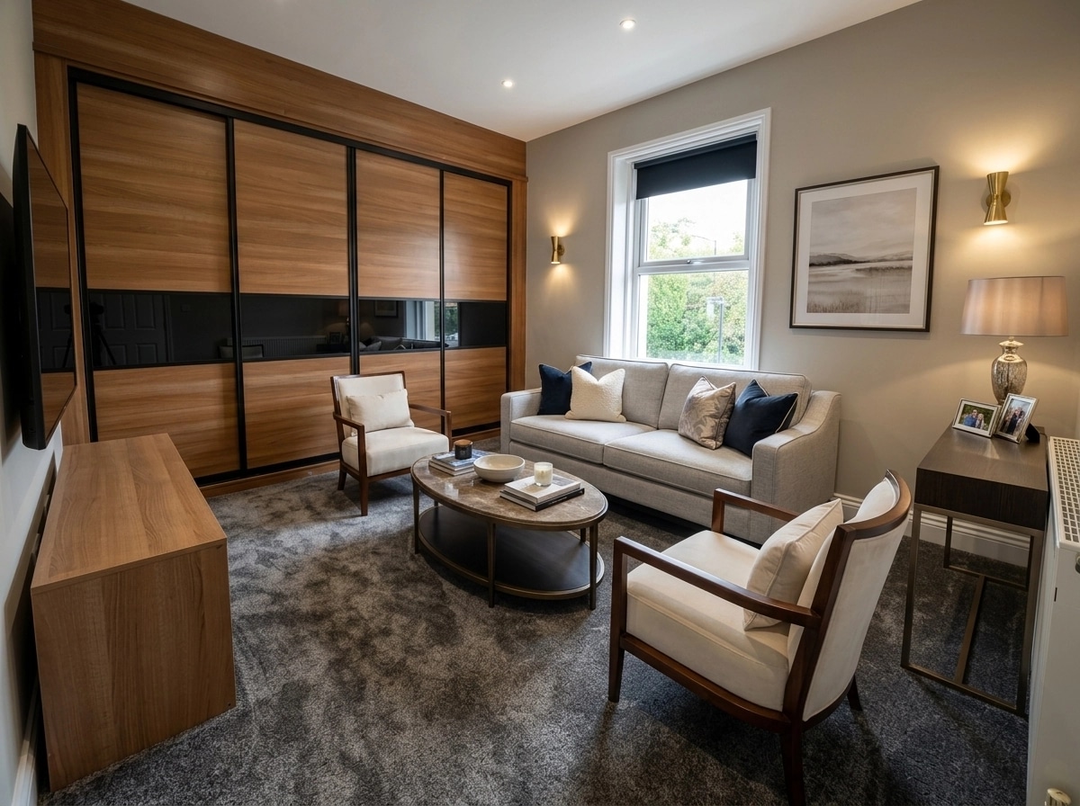 Interior design in Transitional style — Living Room by GenRoom AI