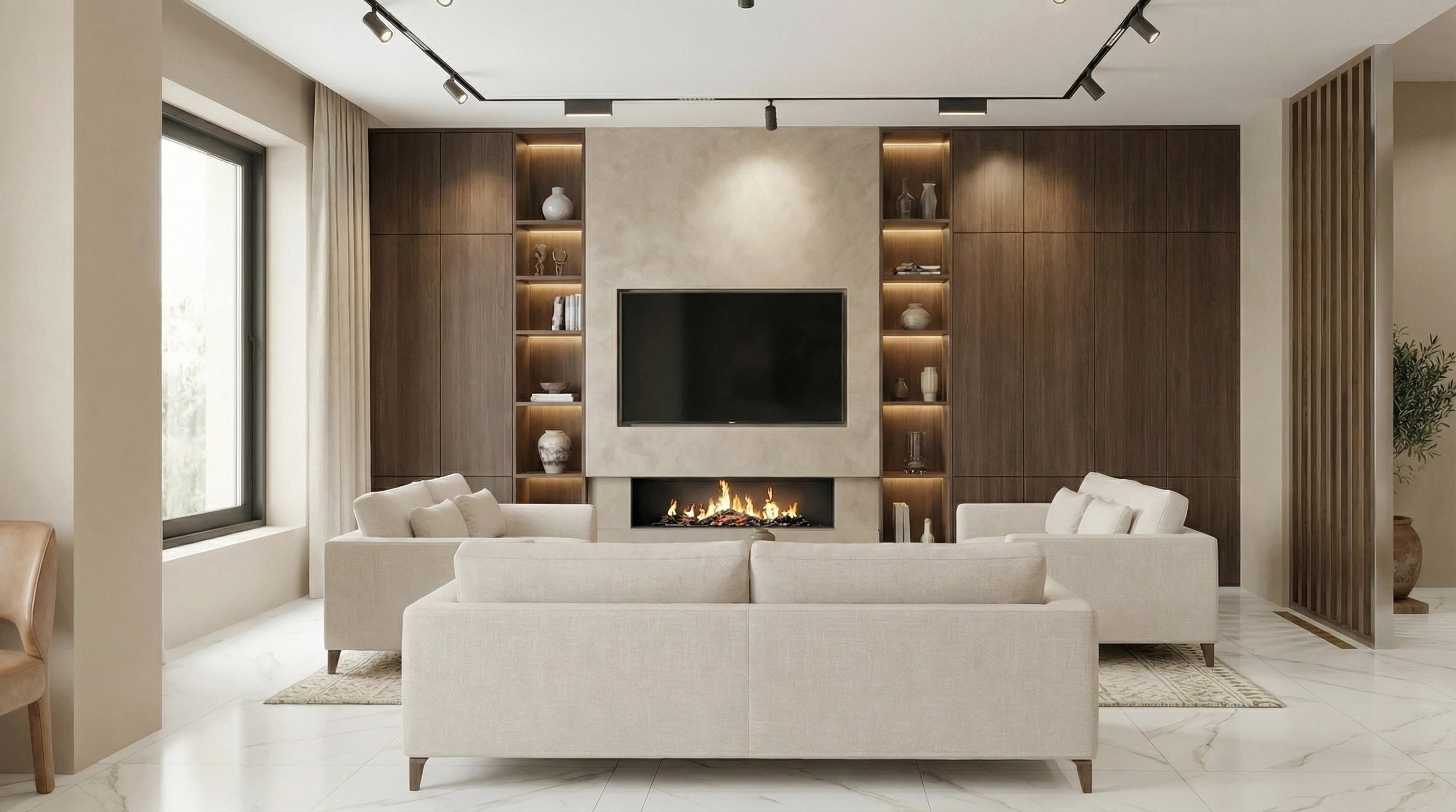 Interior design in Mediterranean style — Living Room by GenRoom AI