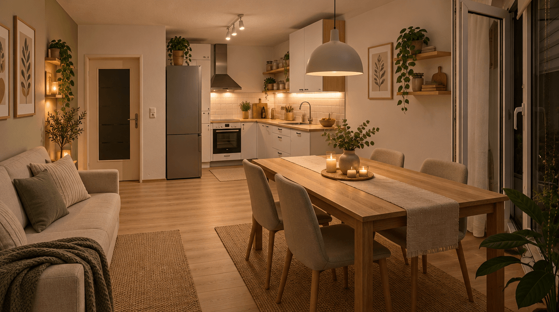 Interior design in Scandinavian style — Kitchen by GenRoom AI