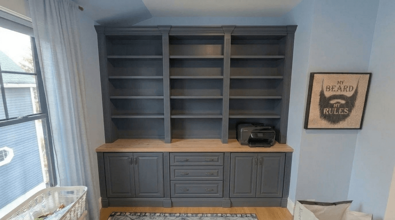 Interior design in Classic style — home_office by GenRoom AI